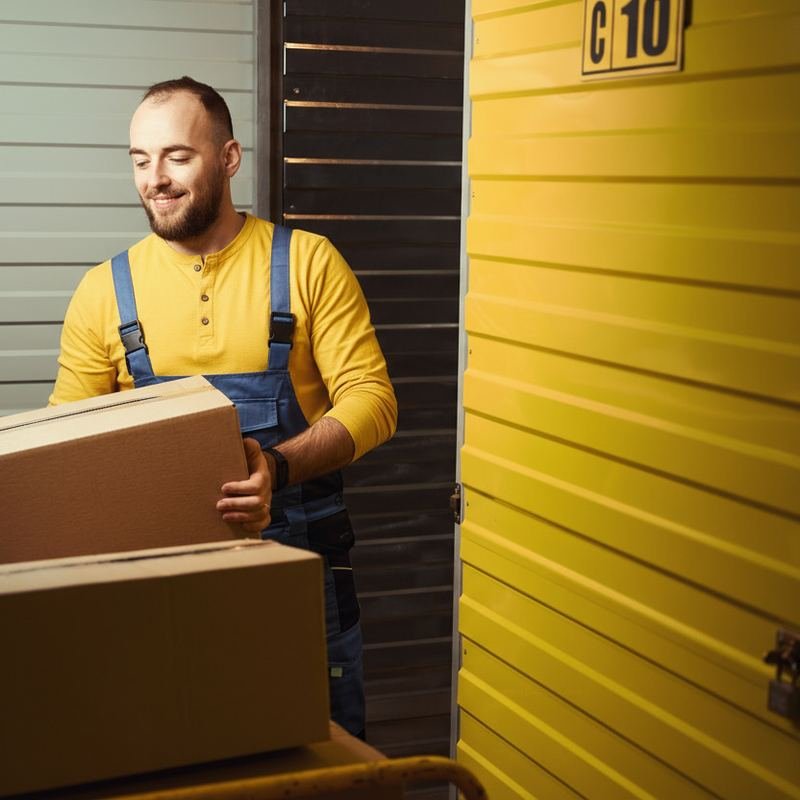 Ventilated furniture storage warehouse in Al Quoz Dubai